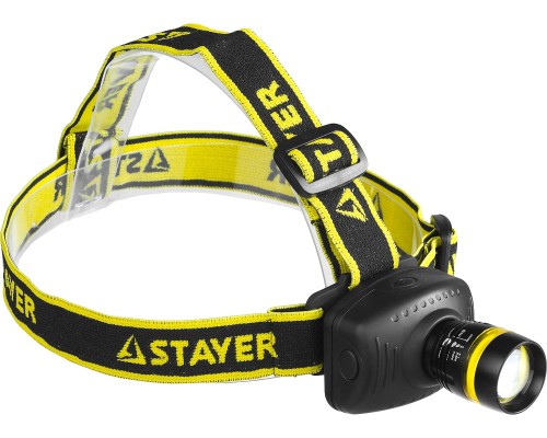 Налобный фонарь PROLight 3 Вт, 3 AAA STAYER 56566