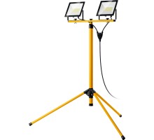 Светодиодный прожектор на штативе LED-MAX, 2x50 Вт, 6500 К, IP 65, 1.6 м STAYER 56925-2-50