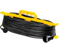 Силовой удлинитель-шнур на рамке MF-207, ПВС, 2x0.75 мм2, 50 м, 2200 Вт STAYER 55018-50_z01