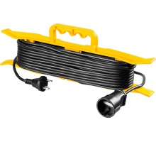 Силовой удлинитель-шнур на рамке MF-207, ПВС, 2x0.75 мм2, 20 м, 2200 Вт STAYER 55018-20_z01