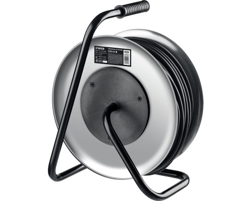 Силовой удлинитель на стальной катушке PRO-325, КГ, 3x2.5 мм2, 30 м, 4000 Вт, IP44 STAYER 55076-30_z01