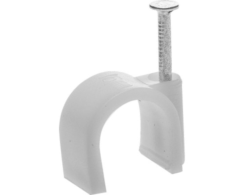 Скоба-держатель для круглого кабеля с оцинкованным гвоздем 16 мм, 40 шт STAYER 4510-16