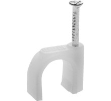 Скоба-держатель для круглого кабеля с оцинкованным гвоздем 14 мм 50 шт. KRAFTOOL 35711-400-1000