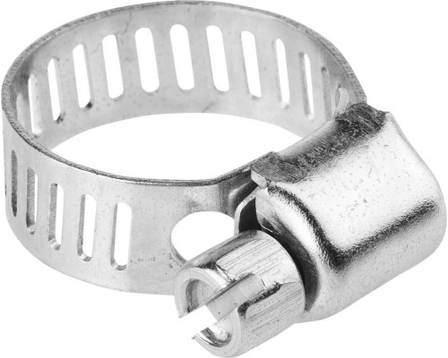 Хомут стальной 11-20 мм, просечная лента 8 мм, цинк, 5 шт STAYER 3780-11-20_z01
