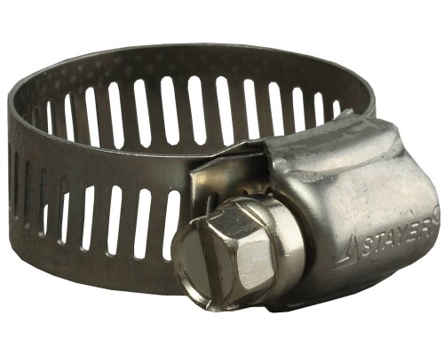 Хомут нержавеющий 92-110 мм, просечная лента 12.7 мм, 50 шт STAYER 37812-092-110-50