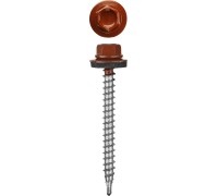 Саморезы СКД кровельные, RAL 3003 рубиново-красный, 35x4.8 мм, 1 800 шт STAYER 30300-48-035-3003