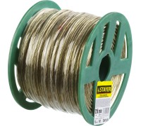Стальной трос в полимерной оболочке 2,5 мм, L 200 м STAYER 30410-25