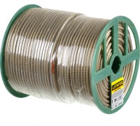 Стальной трос в полимерной оболочке 6 мм, L 150 м STAYER 30410-60
