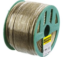 Стальной трос в полимерной оболочке 3 мм, L 200 м STAYER 30410-30