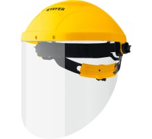 Защитный лицевой щиток ударопрочный экран 220x315 мм, из поликарбоната 1 мм STAYER 11081_z01