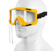 Защитные очки PANORAMA в комплекте со щитком, непрямая вентиляция STAYER 110292