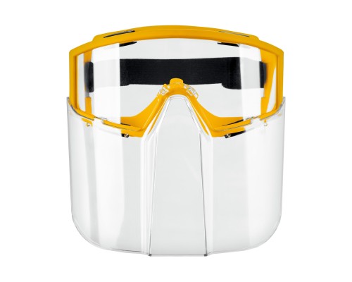 Защитные очки PANORAMA в комплекте со щитком, непрямая вентиляция STAYER 110292