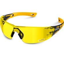 Защитные очки с двухкомпонентными дужками MX-9, открытого типа, желтые STAYER 110491