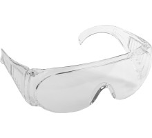 Защитные очки MASTER, открытого типа, прозрачные, монолинза с дополнительной боковой защитой и вентиляцией STAYER 11041_z01