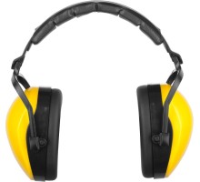 Защитные наушники со складным мягким оголовьем защита до 109 дБ, шарнирное крепление чашек STAYER 11389