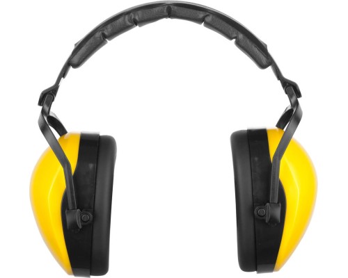 Защитные наушники со складным мягким оголовьем защита до 109 дБ, шарнирное крепление чашек STAYER 11389