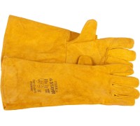 Термостойкие краги PROFI 400 мм, XL (10), с подкладкой, спилковые, для сварки и тяжелых механических работ STAYER 11333-XL_z01