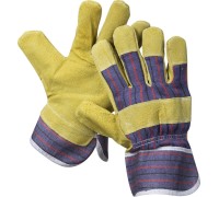 Комбинированные перчатки MASTER, XL (10), спилок с тиснением STAYER 1131-XL