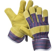 Комбинированные перчатки MASTER, XL (10), спилок с тиснением STAYER 1131-XL