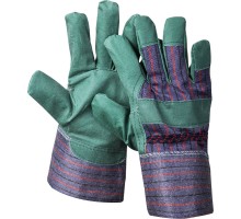 Рабочие перчатки MASTER XL (10), искусственная кожа зеленые STAYER 1132-XL