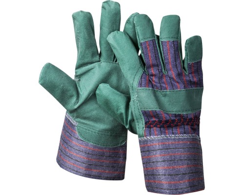 Рабочие перчатки MASTER XL (10), искусственная кожа зеленые STAYER 1132-XL