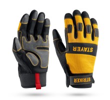 Комбинированные перчатки для тяжелых механических работ STRIKER р.XL (10) STAYER 11410-XL
