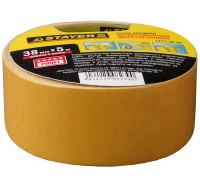 Двухсторонняя клейкая лента 38 мм, 5 м, на тканевой основе STAYER 1217-38-05
