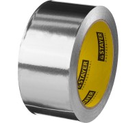 Самоклеящаяся алюминиевая лента ProTape, 50 мм, 25 м, до 120 °С STAYER 12268-50-25