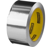 Самоклеящаяся алюминиевая лента ProTape, 50 мм, 25 м, до 120 °С STAYER 12268-50-25