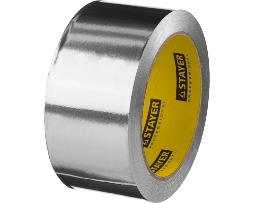 Самоклеящаяся алюминиевая лента ProTape, 50 мм, 25 м, до 120 °С STAYER 12268-50-25