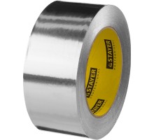Самоклеящаяся алюминиевая лента ProTape 50 мм, 50 м, до 120 °С STAYER 12268-50-50