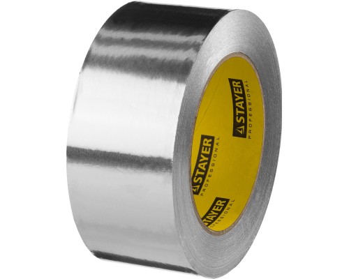 Самоклеящаяся алюминиевая лента ProTape 50 мм, 50 м, до 120 °С STAYER 12268-50-50