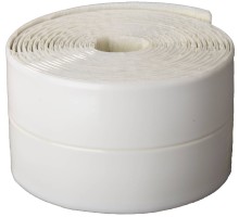 Бордюрная лента для ванн и раковин 3.35 мx60 ммx3.35 м, профиль L, белая STAYER 12341-30-30