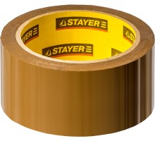 Клейкая лента 48 мм, 60 м, 45 мкм, коричневая STAYER 1207-50
