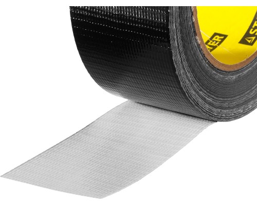 Армированная лента 48 мм, 25 м, черная STAYER 12086-50-25