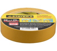 Двухсторонняя клейкая лента 38 мм, 25 м, на тканевой основе STAYER 1217-38-25