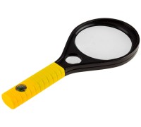 Лупа для чтения, 2-х/6-ти кратное увеличение, d 90 мм STAYER 40530-90