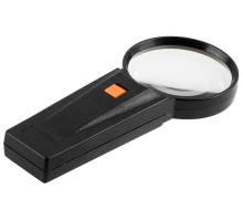 Лупа 3 кратное увеличение, d 75 мм, с подсветкой STAYER 40522-75