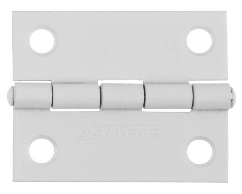 Карточная петля 50x38x1.25 мм, цвет белый STAYER 37611-50-2