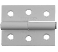 Карточная петля 65x48x2.0 мм, разъемная, правая, цвет белый STAYER 37613-65-2R