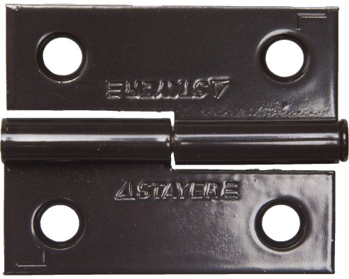 Карточная петля 50x43x1.8 мм, разъемная, левая, цвет коричневый STAYER 37613-50-3L