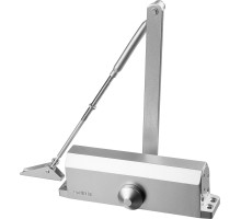 Дверной доводчик MAXComfort, до 100 кг, цвет серебро STAYER 37915-100