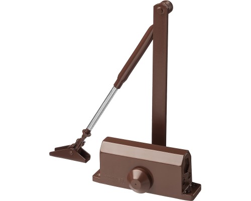 Дверной доводчик MAXComfort, до 40 кг, коричневый серебро STAYER 37917-50