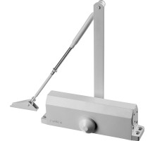 Дверной доводчик MAXComfort, до 100 кг, белый серебро STAYER 37916-100