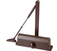 Дверной доводчик MAXComfort, до 100 кг, коричневый серебро STAYER 37917-100