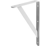 Усиленный уголок-кронштейн 300x200x30x4 мм, белый STAYER 37422-1