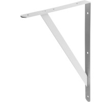 Усиленный уголок-кронштейн 400x280x30x4 мм, белый STAYER 37423-1