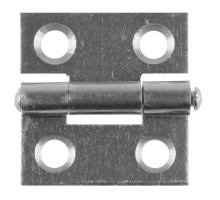 Карточная петля 25x24x1.0 мм, цвет белый цинк STAYER 37611-25-1