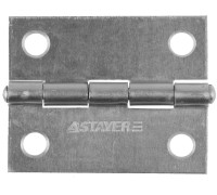 Карточная петля 50x38x1.25 мм, цвет белый цинк STAYER 37611-50-1