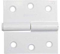 Карточная петля 75x75x2.4 мм, разъемная, правая, цвет белый цинк STAYER 37613-75-2R